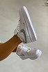 Кроссовки Nike Air Force 1 Mini Swoosh - Grey / Gold
