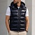 Мужской жилет Moncler logo-patch - Navy