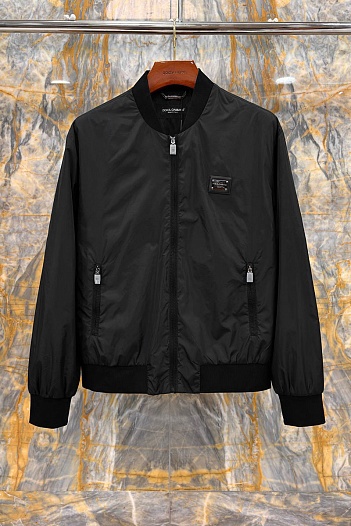 Мужская чёрная ветровка Dolce & Gabbana    