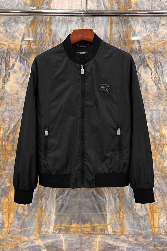 Мужская чёрная ветровка Dolce & Gabbana 