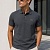Мужское серое поло Lacoste Classic Fit