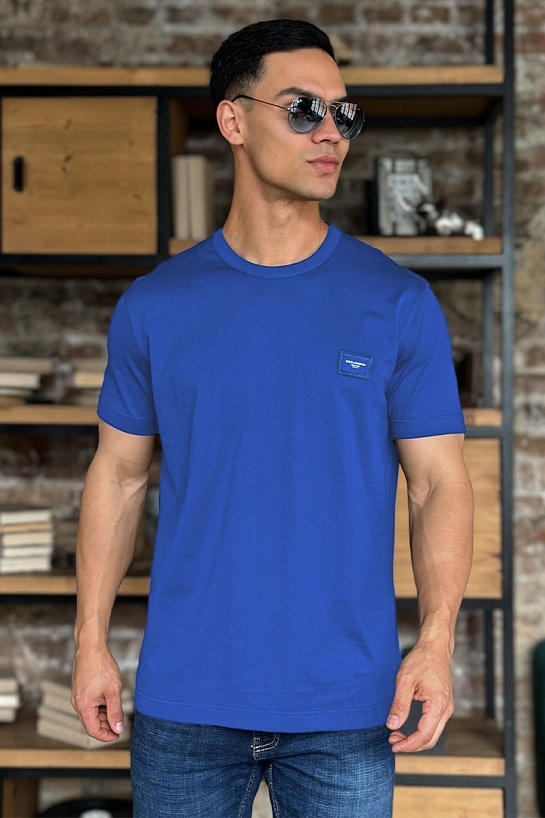Мужская футболка Dolce & Gabbana Premium - Color Blue