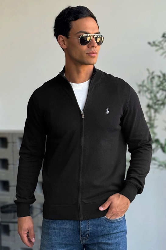 Мужская кофта Polo Ralph Lauren pony-embroidered - Black