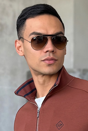 Солнцезащитные очки Ray-Ban Aviator Large Metal   