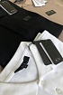 Мужское чёрное поло Armani Exchange rubber logo