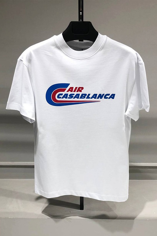 Белая футболка Casablanca Air