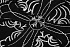 Чёрная оверсайз футболка Gothic logo