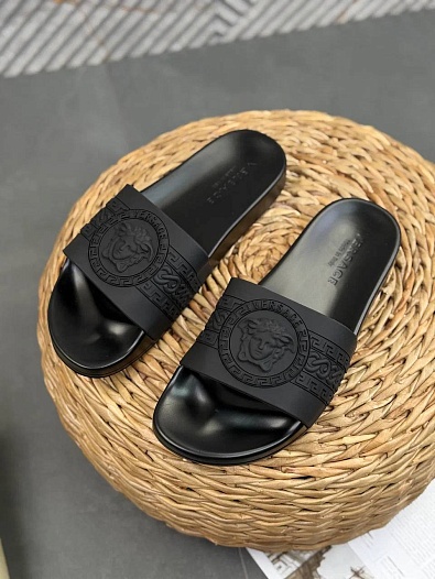 Мужские шлёпанцы Versace Medusa   