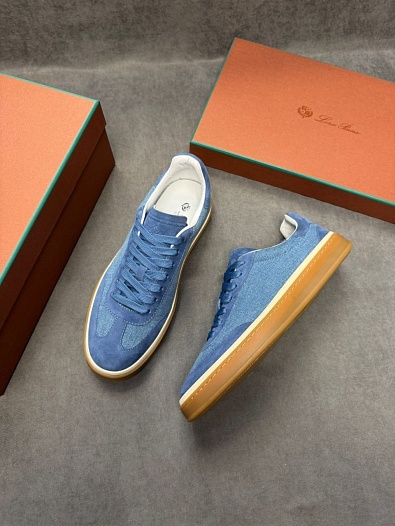 Мужские кроссовки Loro Piana Tennis Walk - Blue   