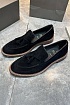 Замшевые лоферы Вrunеllо Сuсinеlli tassels - Black