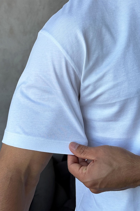 Мужская белая футболка Роlо Ralрh Lаurеn "Bear"