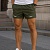 Мужские зелёные шорты Off-White