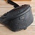 Кожаная сумка на пояс Louis Vuitton Monogram Embossed 28x14 см