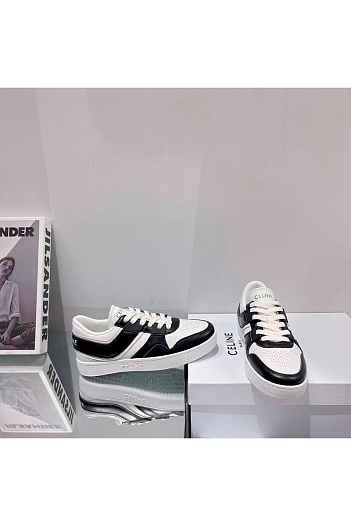 Мужские кожаные кроссовки Celine   