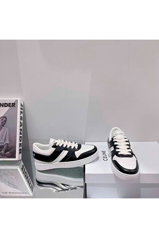 Мужские кожаные кроссовки Celine