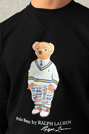 Чёрный свитшот Polo Ralph Lauren "Bear"   