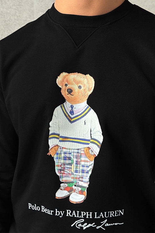 Чёрный свитшот Роlо Ralрh Lаurеn "Bear"