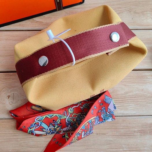 Женская косметичка Hermes Bride-a-Brac 21x13 см - Beige   