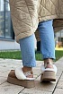 Замшевые женские слиперы с мехом UGG Funkette Platform