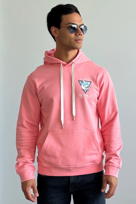 Мужское розовое худи Casablanca Par Avion
