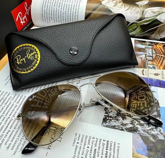 Солнцезащитные очки Ray-Ban Aviator Large Metal   