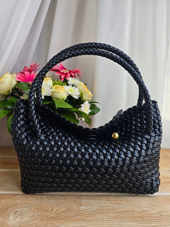 Кожаная сумка Bottega Veneta intrecciato 30x14 см