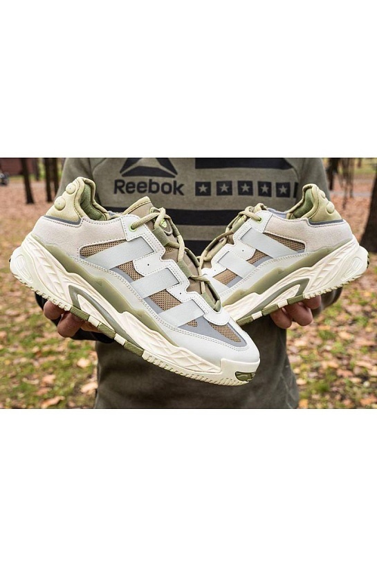 Кроссовки Adidas Niteball - Orbit Green / Magic Lime