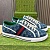 Мужские синие кросовки Gucci GG Monogram