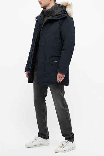 Утеплённая парка тёмно-синего цвета Canada Goose Langford   