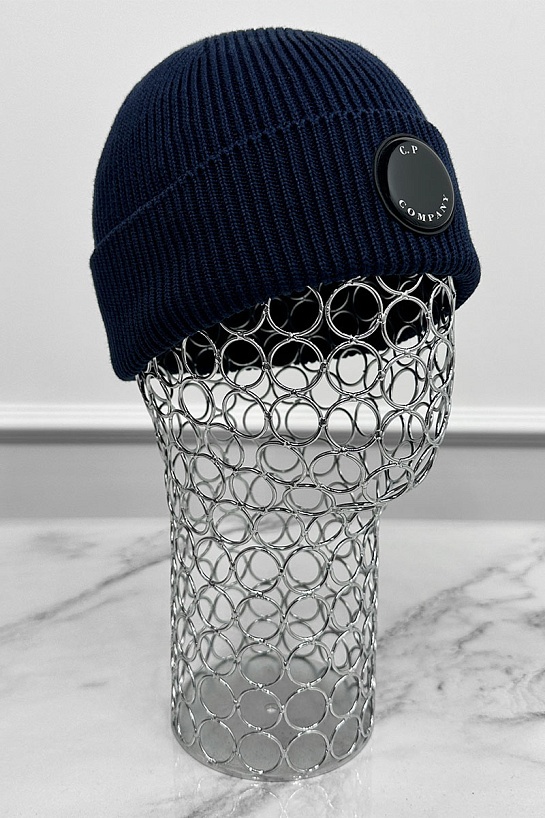 Шапка C.P. Company Single Lens - Navy