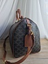 Кожаная дорожная сумка Celine Triomphe 50x26 см