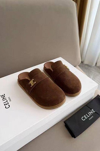 Женские замшевые мюли Celine   