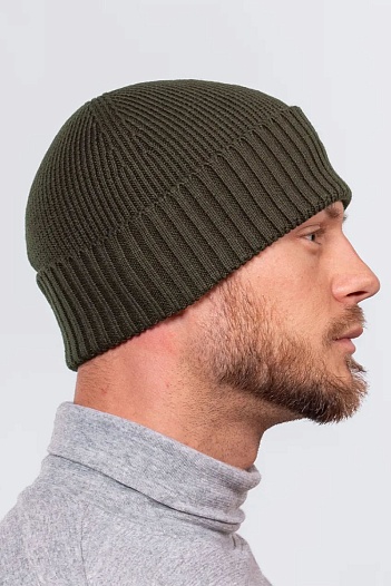 Шапка цвета хаки Tommy Hilfiger essential flag   