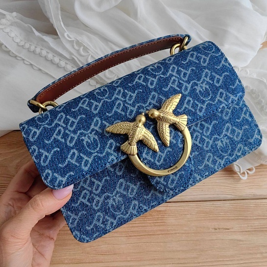 Джинсовая сумка Love Bag 21x12 см