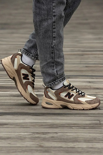 Кроссовки New Balance 530 Abzorb - Brown / White   