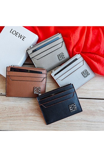 Кожаный кардхолдер Loewe Anagram (4 расцветки)   