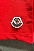 Брендовые мужские шорты Moncler красного цвета