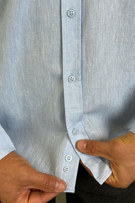 Мужская рубашка Роlо Ralрh Lаurеn голубого цвета