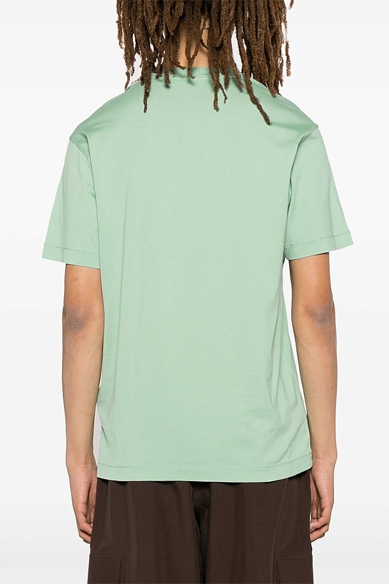 Мужская футболка Stone Island compass-patch - Mint Green