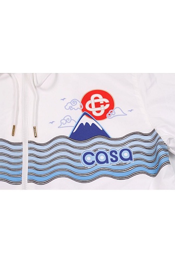 Белая ветровка Casablanca Shell Suit Track   