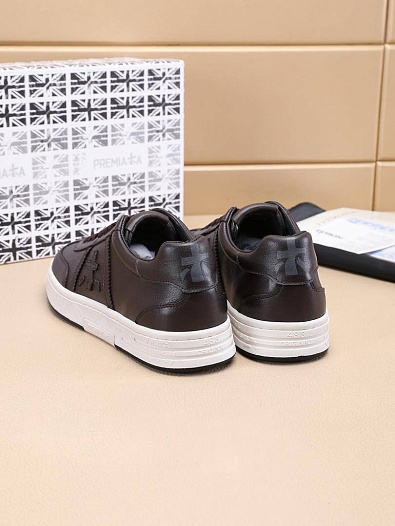 Кожаные кроссовки Premiata Bonnie - Brown   