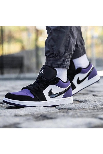 Кроссовки Nike Air Jordan 1 Low - Court Purple   