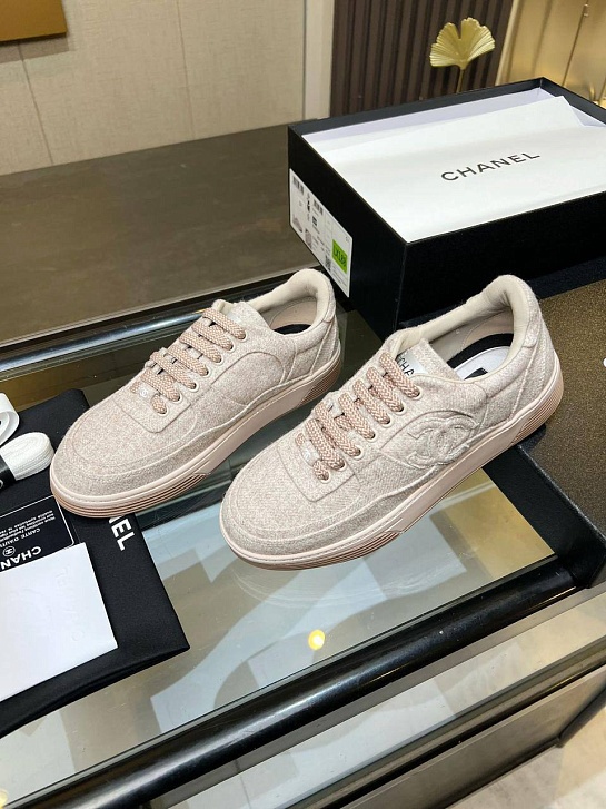 Женские кроссовки Chanel Tweed premium