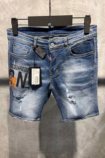 Мужские джинсовые шорты Dsquared2 ICON Forever - Blue   