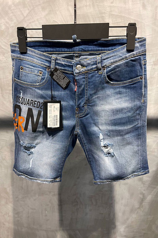 Мужские джинсовые шорты Dsquared2 ICON Forever - Blue