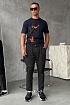 Мужские чёрные штаны Prada