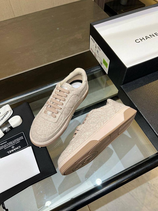 Женские кроссовки Chanel Tweed premium