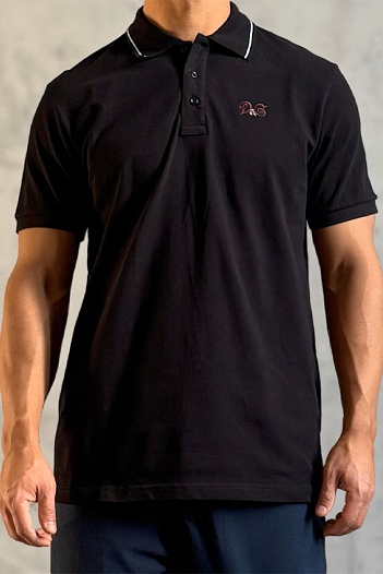 Классическое чёрное поло Dolce&Gabbana   