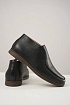 Кожаные лоферы с меховой стелькой Loro Piana Open Walk - Black