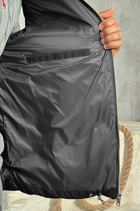 Мужской жилет Prada logo-plaque - Black